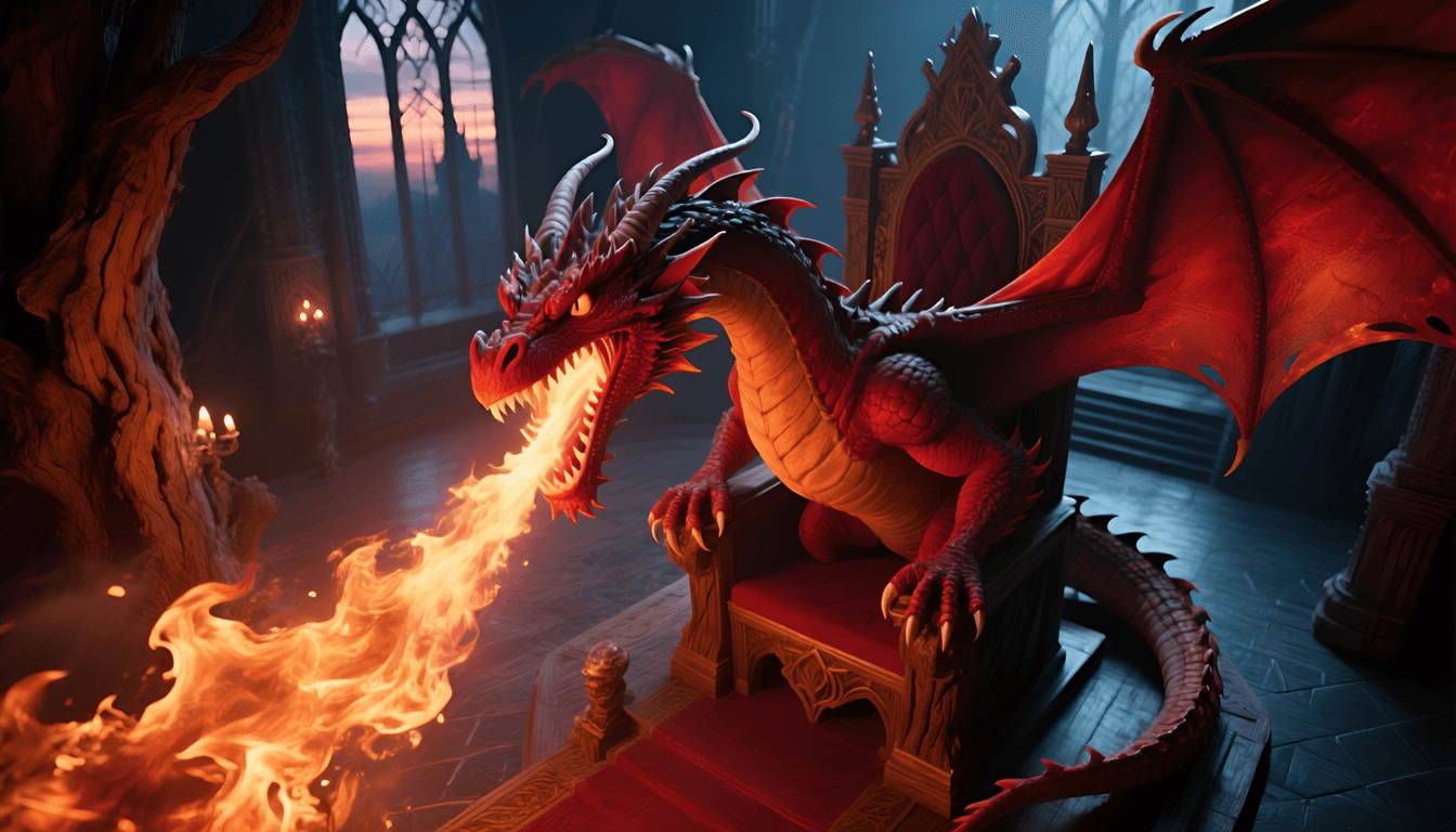 AI generated dragon image