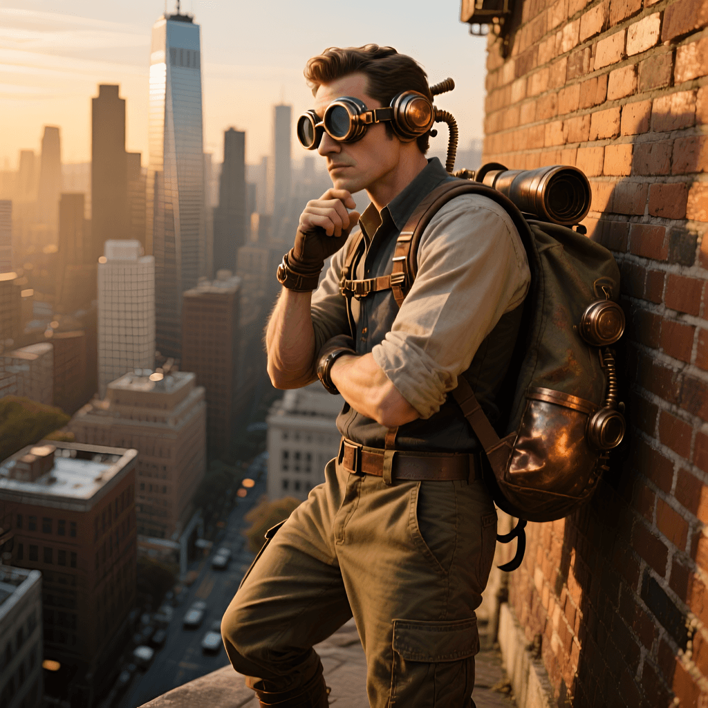 Example AI image from a steampunk prompt